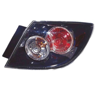 DX_SCRITTA_LOGO.jpg Fanale Posteriore Mazda 3 2005/2008 Destro Con Portalampada Esterno 5 Porte W21/5W Wy21W