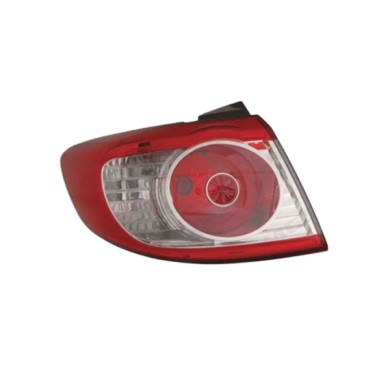 DX_SCRITTA_LOGO.jpg Fanale Posteriore Hyundai Santa Fé Ii Cassone/Suv 2009/2012 Destro Senza Portalampada Gruppo Ottico Py21W P2