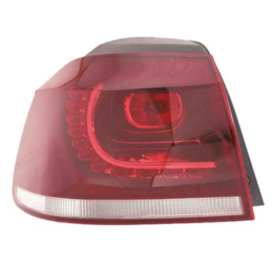 SX_SCRITTA_LOGO.jpg Fanale Posteriore Volkswagen Golf Vi 2009/2013 Sinistro Con Portalampada Esterno Fumé Led Wy21W