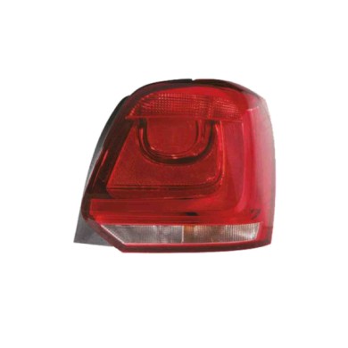 DX_SCRITTA_LOGO.jpg Fanale Posteriore Volkswagen Polo 2009/2013 Destro Senza Portalampada Gruppo Ottico H21W Py21W W5W P21Wx2