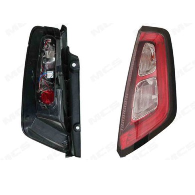 DX_SCRITTA_LOGO.jpg Fanale Posteriore Fiat Punto Evo Van Dal 2012 Destro Senza Portalampada Gruppo Ottico Rosso Led P21W Py21W P