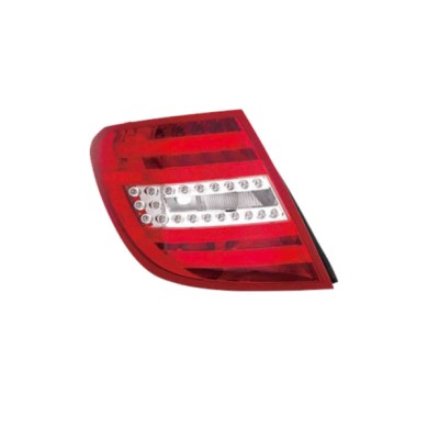 SX_SCRITTA_LOGO.jpg Fanale Posteriore Mercedes-Benz Classe C T-Model 2011/2014 Sinistro Senza Portalampada Gruppo Ottico Led P21