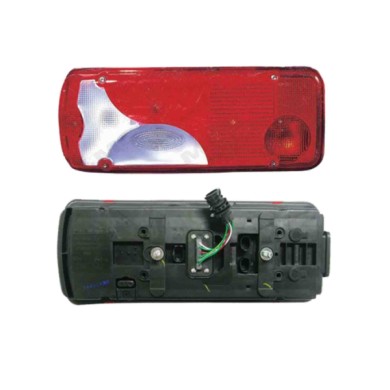 SX_SCRITTA_LOGO.jpg Fanale Posteriore Mercedes-Benz Sprinter 3,5-T Pianale Piatto/Telaio 2006/2012 Sinistro Py21W R10W P21Wx3 R5