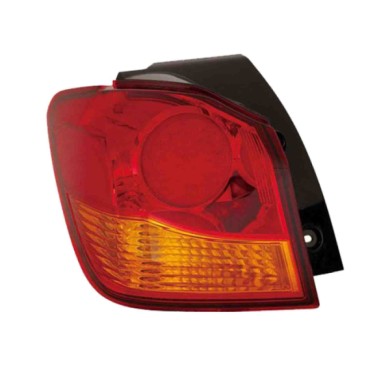 DX_SCRITTA_LOGO.jpg Fanale Posteriore Mitsubishi Asx 2010/2022 Destro Senza Portalampada Gruppo Ottico Esterno Arancio Led W21W