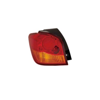 SX_SCRITTA_LOGO.jpg Fanale Posteriore Mitsubishi Asx 2010/2022 Sinistro Senza Portalampada Gruppo Ottico Esterno Arancio Led W21