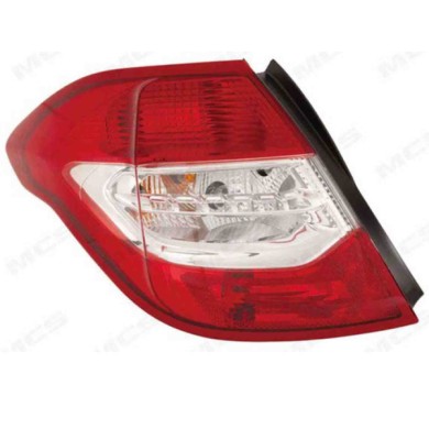 SX_SCRITTA_LOGO.jpg Fanale Posteriore Citroën C4 Ii 2009/2014 Sinistro Senza Portalampada Gruppo Ottico 5 Porte Py21W P21Wx2 P21