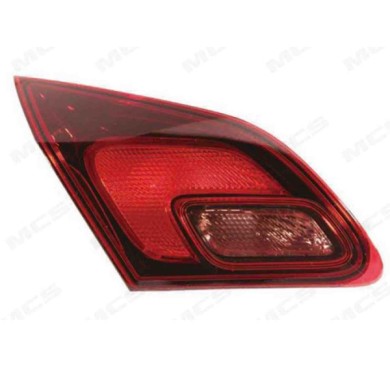SX_SCRITTA_LOGO.jpg Fanale Posteriore Opel Astra J Tre Volumi 2009/2012 Sinistro Senza Portalampada Gruppo Ottico Interna Fumé H