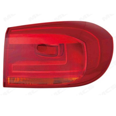 DX_SCRITTA_LOGO.jpg Fanale Posteriore Volkswagen Tiguan 2011/2015 Destro Senza Portalampada Gruppo Ottico Esterno P21Wx2