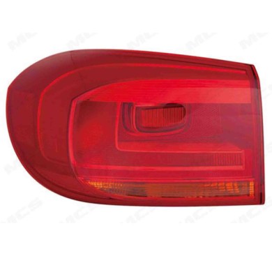 SX_SCRITTA_LOGO.jpg Fanale Posteriore Volkswagen Tiguan 2011/2015 Sinistro Senza Portalampada Gruppo Ottico Esterno P21Wx2