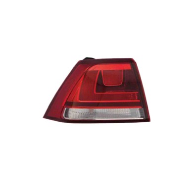 SX_SCRITTA_LOGO.jpg Fanale Posteriore Volkswagen Golf Vii 2012/2016 Sinistro Senza Portalampada Gruppo Ottico Esterno Fumé W21W 