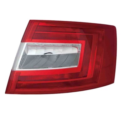 DX_SCRITTA_LOGO.jpg Fanale Posteriore Skoda Octavia Iii 2012/2017 Destro Senza Portalampada Gruppo Ottico 4 Porte H21W W5Wx2 Py2