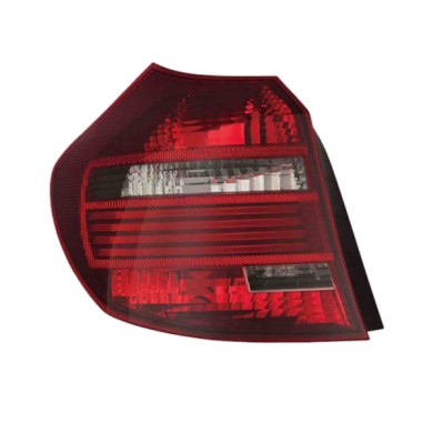 DX_SCRITTA_LOGO.jpg Fanale Posteriore Bmw 1 2006/2010 Destro Senza Portalampada Gruppo Ottico Nero Led Py21W P21Wx2 W16W T. V
