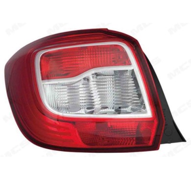DX_SCRITTA_LOGO.jpg Fanale Posteriore Dacia Sandero Ii 2012/2016 Destro Senza Portalampada Gruppo Ottico Py21W P21Wx2 P21/5W T. 