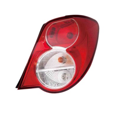 DX_SCRITTA_LOGO.jpg Fanale Posteriore Chevrolet Aveo Tre Volumi 2011/2018 Destro Senza Portalampada Gruppo Ottico Py21W P21Wx2 T