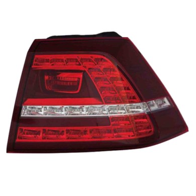 DX_SCRITTA_LOGO.jpg Fanale Posteriore Volkswagen Golf Vii 2013/2016 Destro Con Portalampada Esterno Led T. A/Gti-Gtd