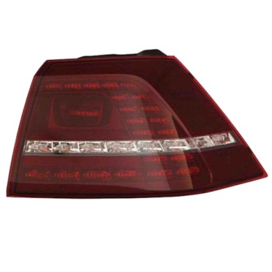 DX_SCRITTA_LOGO.jpg Fanale Posteriore Volkswagen Golf Vii 2012/2016 Destro Con Portalampada Esterno Led T. A/R
