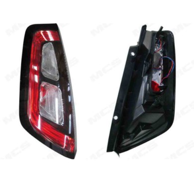 SX_SCRITTA_LOGO.jpg Fanale Posteriore Fiat Punto Evo Van Dal 2012 Sinistro Senza Portalampada Gruppo Ottico Led P21W Py21W Porta