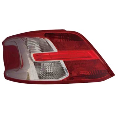 SX_SCRITTA_LOGO.jpg Fanale Posteriore Peugeot 301 2012/2017 Sinistro Senza Portalampada Gruppo Ottico Py21W R10W P21/5W T. V