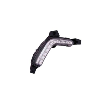 SX_SCRITTA_LOGO.jpg Fanale Anteriore Hyundai I10 Tre Volumi 2013/2021 Sinistro Luce Diurna Con Portalampada Led
