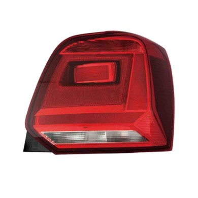 DX_SCRITTA_LOGO.jpg Fanale Posteriore Volkswagen Polo 2014/2022 Destro Senza Portalampada Gruppo Ottico H21W P21W Py21W W16W