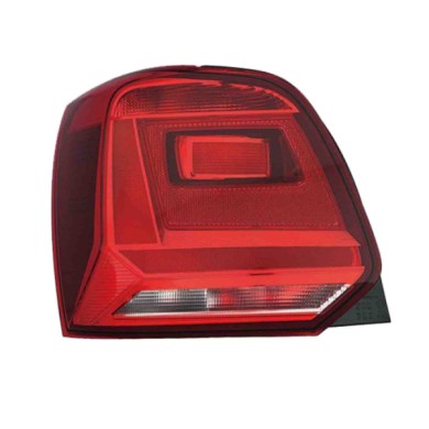 SX_SCRITTA_LOGO.jpg Fanale Posteriore Volkswagen Polo 2014/2022 Sinistro Senza Portalampada Gruppo Ottico H21W P21W Py21W W16W