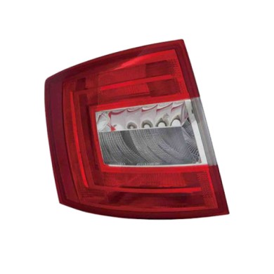 SX_SCRITTA_LOGO.jpg Fanale Posteriore Skoda Octavia Iii Combi 2012/2017 Sinistro Senza Portalampada Gruppo Ottico W5Wx2 Py21W P2