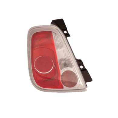 SX_SCRITTA_LOGO.jpg Fanale Posteriore Fiat 500 C Dal 2013 Sinistro Senza Portalampada Gruppo Ottico Py21W R10W P21Wx2 T. A