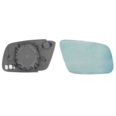DX_SCRITTA_LOGO.jpg Piastra Retrovisore Destro Audi A3 2000-2003 8E0857536C Convesso Azzurrato 150X80X165