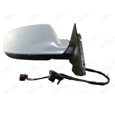 DX_SCRITTA_LOGO.jpg Retrovisore Completo Destro Audi A3 2010-2012 10 Pins 8P1858532Dc01C Elettrico Asferico Termico Da Verniciar