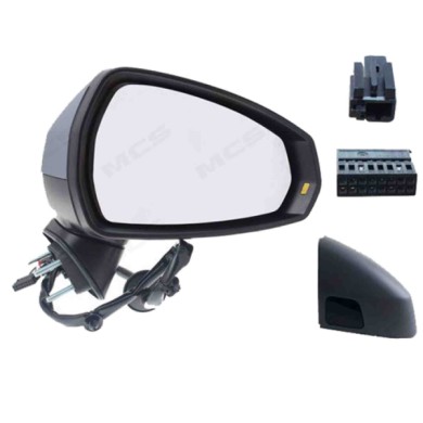 DX_SCRITTA_LOGO.jpg Retrovisore Completo Destro Audi A3 2012-2020 8 Pins 8V1857410F9B9 Elettrico Convesso Termico Da Verniciare