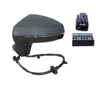 SX_SCRITTA_LOGO.jpg Retrovisore Completo Sinistro Audi A3 Limousine 2013-2020 8 Pins 8V5857409B9B9 Elettrico Asferico Termico Da