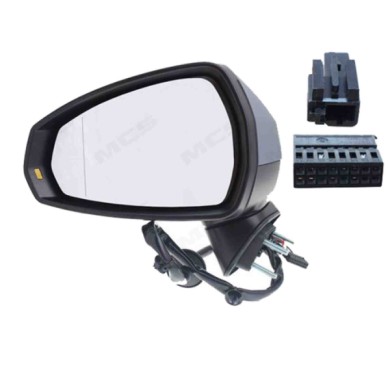 SX_SCRITTA_LOGO.jpg Retrovisore Completo Sinistro Audi A3 Limousine 2013-2020 8 Pins 8V5857409B9B9 Elettrico Asferico Termico Da