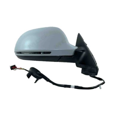 DX_SCRITTA_LOGO.jpg Retrovisore Completo Destro Audi A3 Sportback 2008-2010 10 Pins 5 Porte 8P1858532Ec01C Elettrico Asferico Te