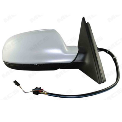 DX_SCRITTA_LOGO.jpg Retrovisore Completo Destro Audi A4 2009-2015 10 Pins 8K1857409G01C Elettrico Convesso Termico Da Verniciare