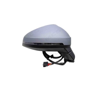 DX_SCRITTA_LOGO.jpg Retrovisore Completo Destro Audi A4 2015-2019 8 Pins 8W1857410C9B9 Elettrico Convesso Termico Da Verniciare