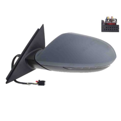 SX_SCRITTA_LOGO.jpg Retrovisore Completo Sinistro Audi A6 2010-2018 12 Pins 4G1857409Q01C Elettrico Asferico Termico Da Vernicia