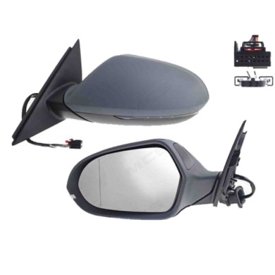 SX_SCRITTA_LOGO.jpg Retrovisore Completo Sinistro Audi A6 2010-2018 12 Pins 4G1857409Aa01C Elettrico Asferico Termico Da Vernici