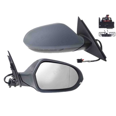 DX_SCRITTA_LOGO.jpg Retrovisore Completo Destro Audi A6 2010-2018 16 Pins 4G1857410Ae01C Elettrico Asferico Termico Da Verniciar