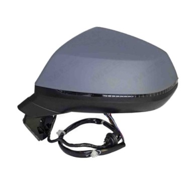 SX_SCRITTA_LOGO.jpg Retrovisore Completo Sinistro Audi Q7 2015-2019 15 Pins 4M1857409Ag9B9 Elettrico Asferico Termico Da Vernici