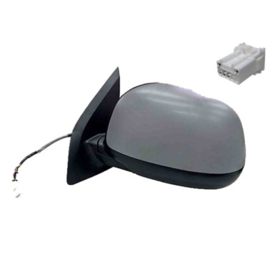 SX_SCRITTA_LOGO.jpg Retrovisore Completo Sinistro Citroën C-Crosser 2007-2012 7 Pins 8154Kf Elettrico Convesso Termico Da Vernic