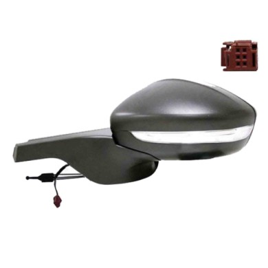 SX_SCRITTA_LOGO.jpg Retrovisore Completo Sinistro Citroën C3 Iii 2016-2018 2 Pins 98128565Xt Meccanico Convesso