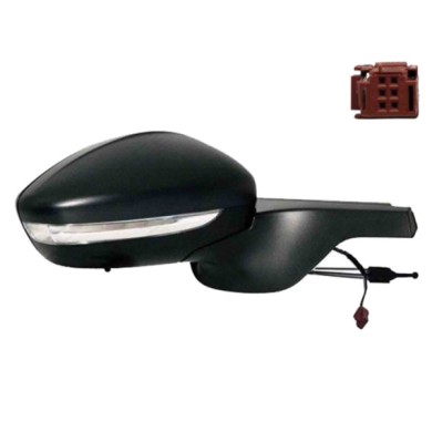 DX_SCRITTA_LOGO.jpg Retrovisore Completo Destro Citroën C3 Iii 2016-2018 4 Pins 98128564Xt Meccanico Convesso