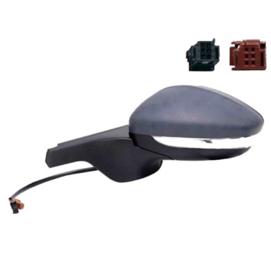 SX_SCRITTA_LOGO.jpg Retrovisore Completo Sinistro Citroën C3 Iii 2016-2018 7 Pins 98128563Xt Elettrico Convesso Termico Da Verni