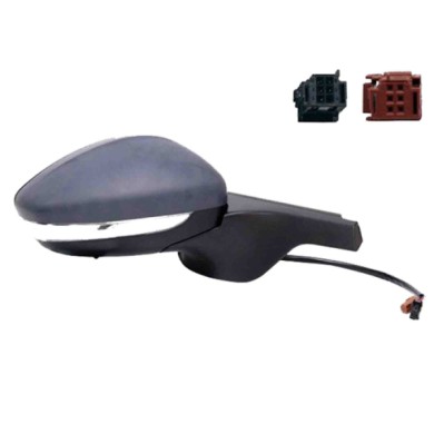 DX_SCRITTA_LOGO.jpg Retrovisore Completo Destro Citroën C3 Iii 2016-2018 9 Pins 98128562Xt Elettrico Convesso Termico Da Vernici