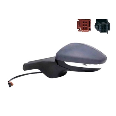 SX_SCRITTA_LOGO.jpg Retrovisore Completo Sinistro Citroën C3 Iii 2016-2018 9 Pins 98128561Xt Elettrico Convesso Termico Da Verni