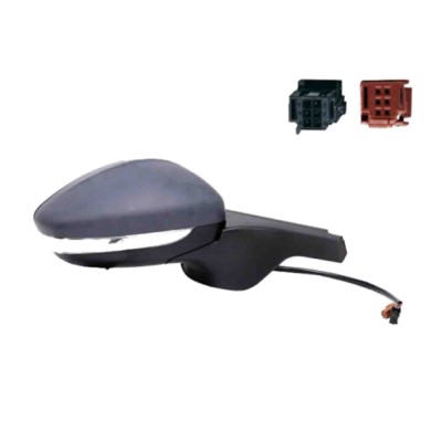 DX_SCRITTA_LOGO.jpg Retrovisore Completo Destro Citroën C3 Iii 2016-2018 11 Pins 98128560Xt Elettrico Convesso Termico Da Vernic