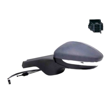 SX_SCRITTA_LOGO.jpg Retrovisore Completo Sinistro Citroën C3 Iii 2018 2 Pins 98267135Xt Meccanico Convesso Da Verniciare Con Ind