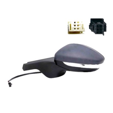 SX_SCRITTA_LOGO.jpg Retrovisore Completo Sinistro Citroën C3 Iii 2018 8 Pins 98267133Xt Elettrico Convesso Termico Da Verniciare