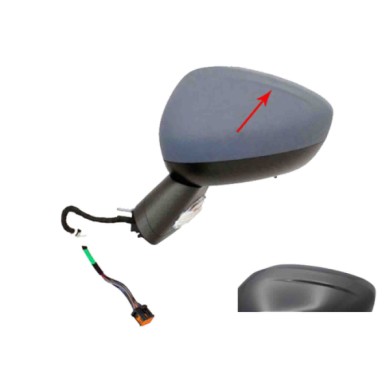 SX_SCRITTA_LOGO.jpg Retrovisore Completo Sinistro Citroën C4 Ii 2011-2017 7 Pins 1608534480 Elettrico Convesso Termico Da Vernic