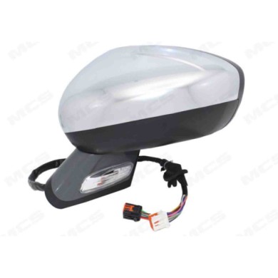 SX_SCRITTA_LOGO.jpg Retrovisore Completo Sinistro Citroën C4 Ii 2011-2017 15 Pins 1608534680 Elettrico Convesso Termico Richiudi